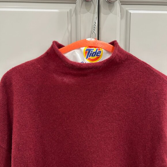 Reformation Deep Red Turtleneck Sweater - Picture 2 of 5